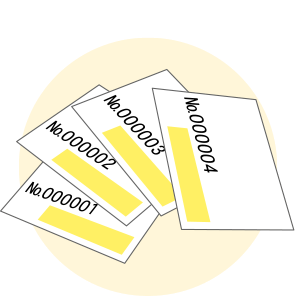 ナンバー入れのイメージ