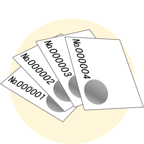 ナンバー入れのイメージ